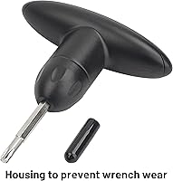 Vista 5 de Herramienta de ajuste de llave de conductor de golf para palos de conductor e híbridos de calle, llave dinamométrica negra