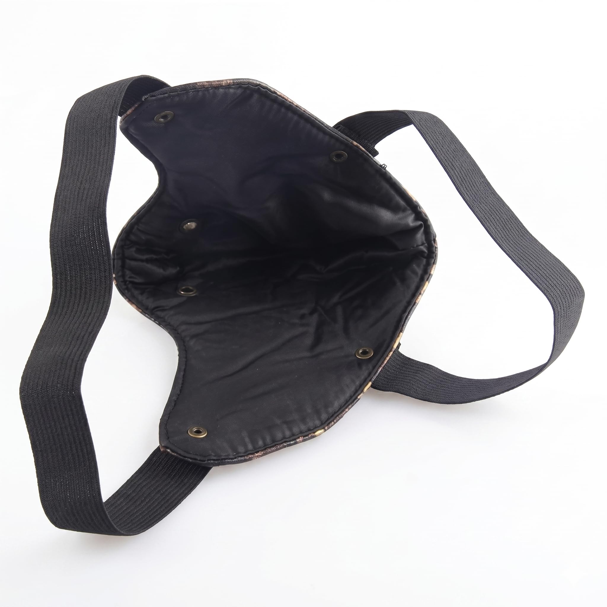 HEAVY DRIVER Skull Mask for Men | Artificial Leather Punk Biker Face Mask with Metal Detail | Costume Mask for Party, Cosplay, Riding & Fashion Accessories 1