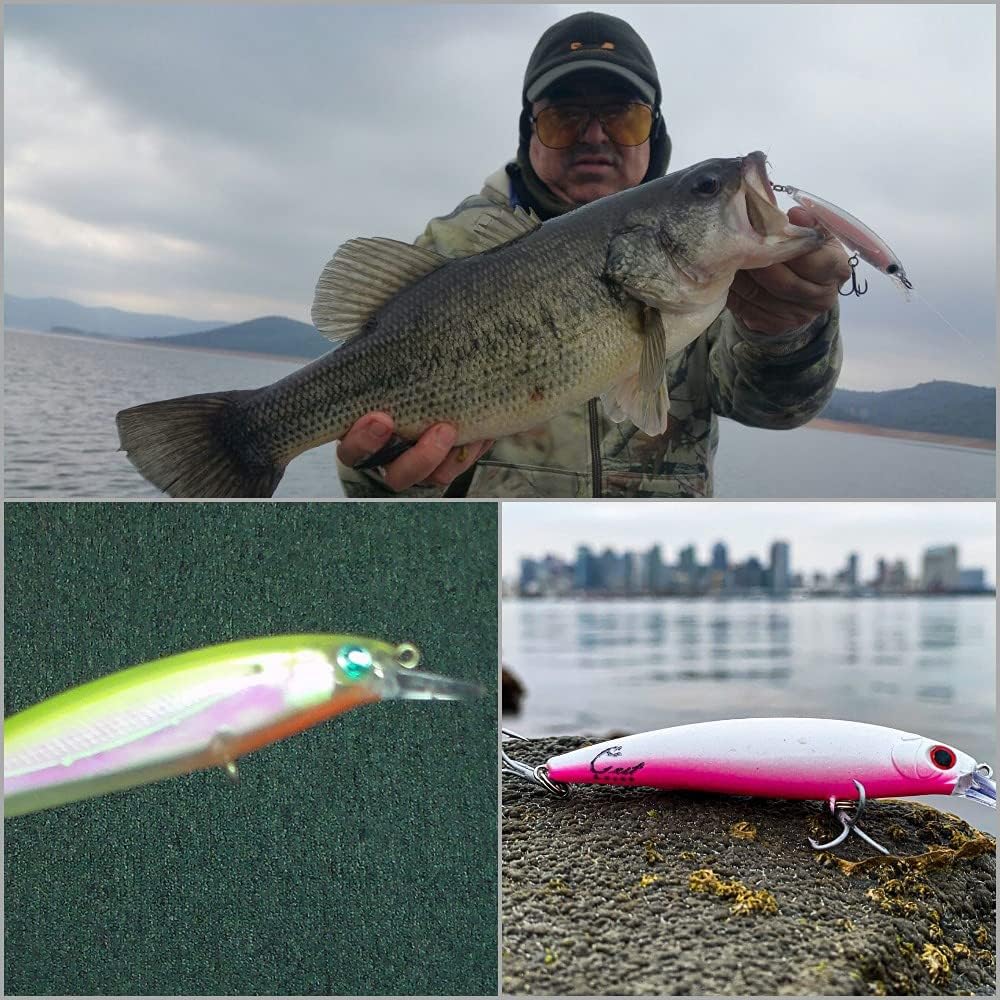 10 Blank Unpainted Minnow Crankbait Topwater Lipless Jerkbait Fishing Lures V3