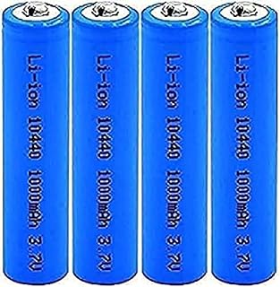 Aa Lithium Batteries 3.7V 1000mAh 10440 Ba Lithium Batteries Replacement Cells for Electric Razor -4pcs