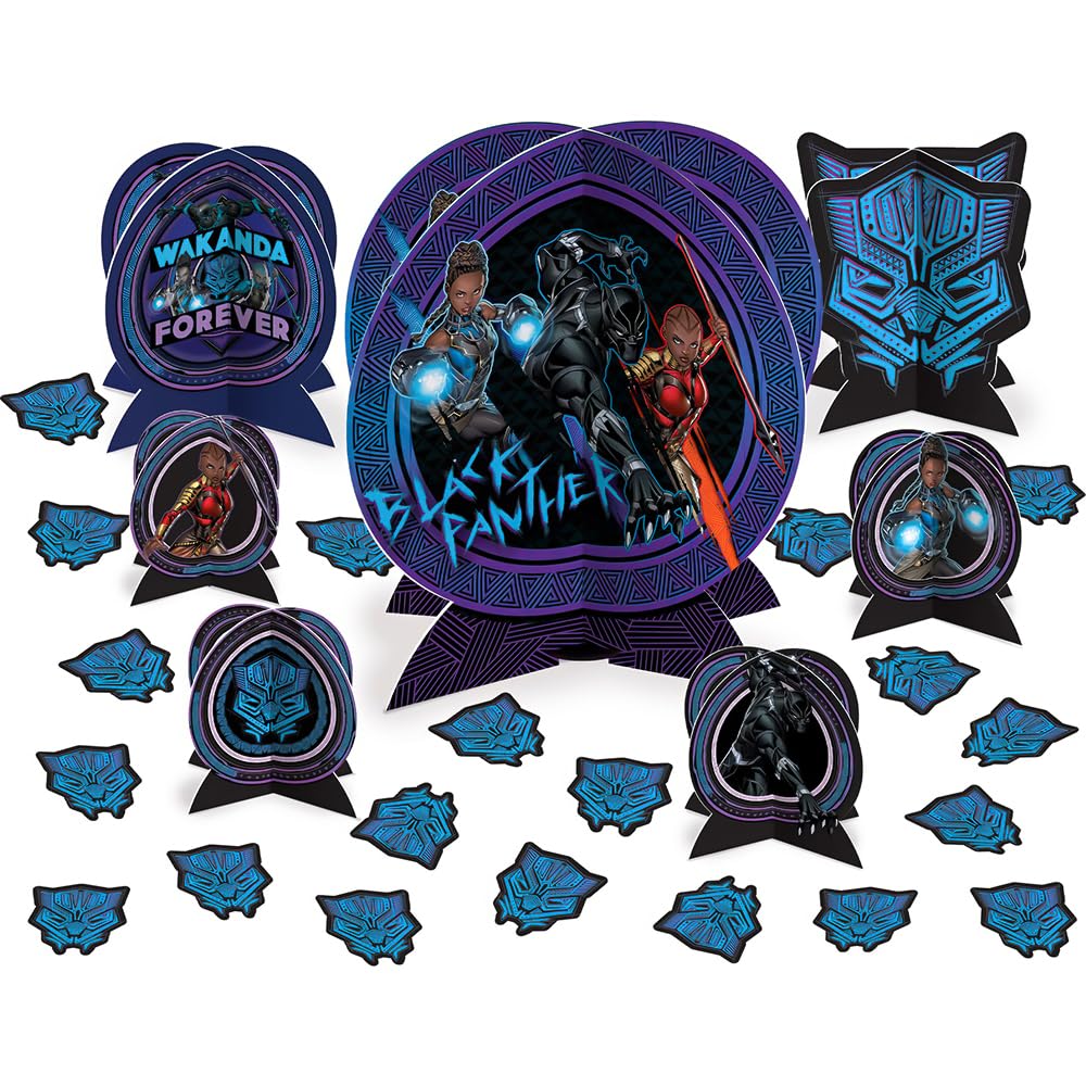 Amazon.com: Black Panther Wakanda Forever Table Centerpiece Kit