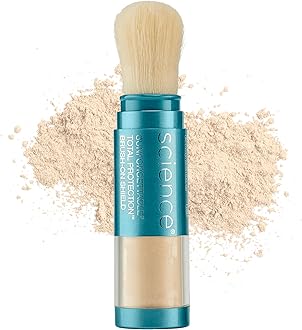 Brush-On Sunscreen Mineral Powder for Sensitive Skin, Fair