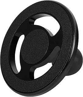 Magnetic Dash Mount with 20mm Ball for 0.787" Arm - Magnetic Phone Holder Fits MagSafe iPhone & All Smartphones, Includes 2 Metal Plates, Strong Hold & Easy Adjust（Magsafe Mounting Only）
