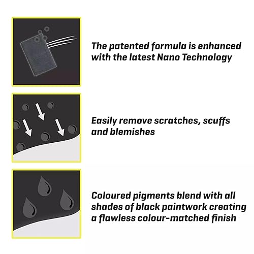 Miniatura 5 de T-Cut Removedor de arañazos negro, potenciador de color rápido para el esmalte de cera de coche, 5.3 onzas