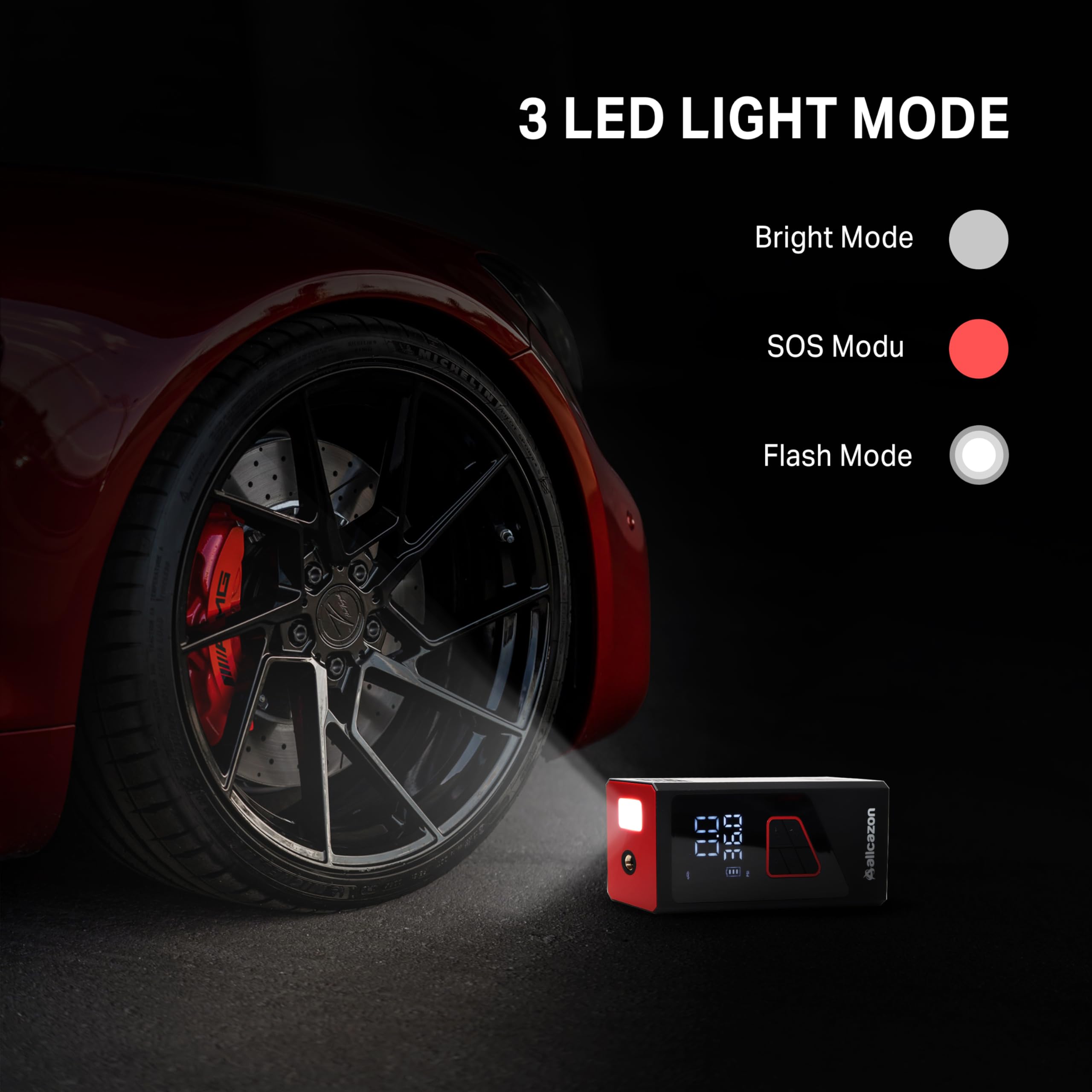 Inflador de neumáticos, compresor de aire portátil, inflador de neumáticos portátil de 150 PSI para automóvil, bomba de aire para neumáticos de automóvil con herramientas de medidor de presión de