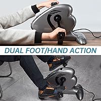 Vista 5 de Motorized Pedal Exerciser, Electric Pedal Exerciser for Arm and Leg Low Impact Exercise Rehabilitation, No Resistance, Suitable for Seated Leg