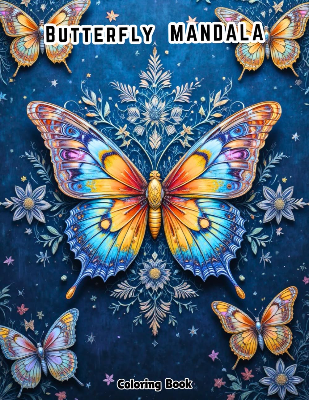 Exotic Butterfly Mandalas: An Adult Coloring Book Featuring Complex Wing Geometry