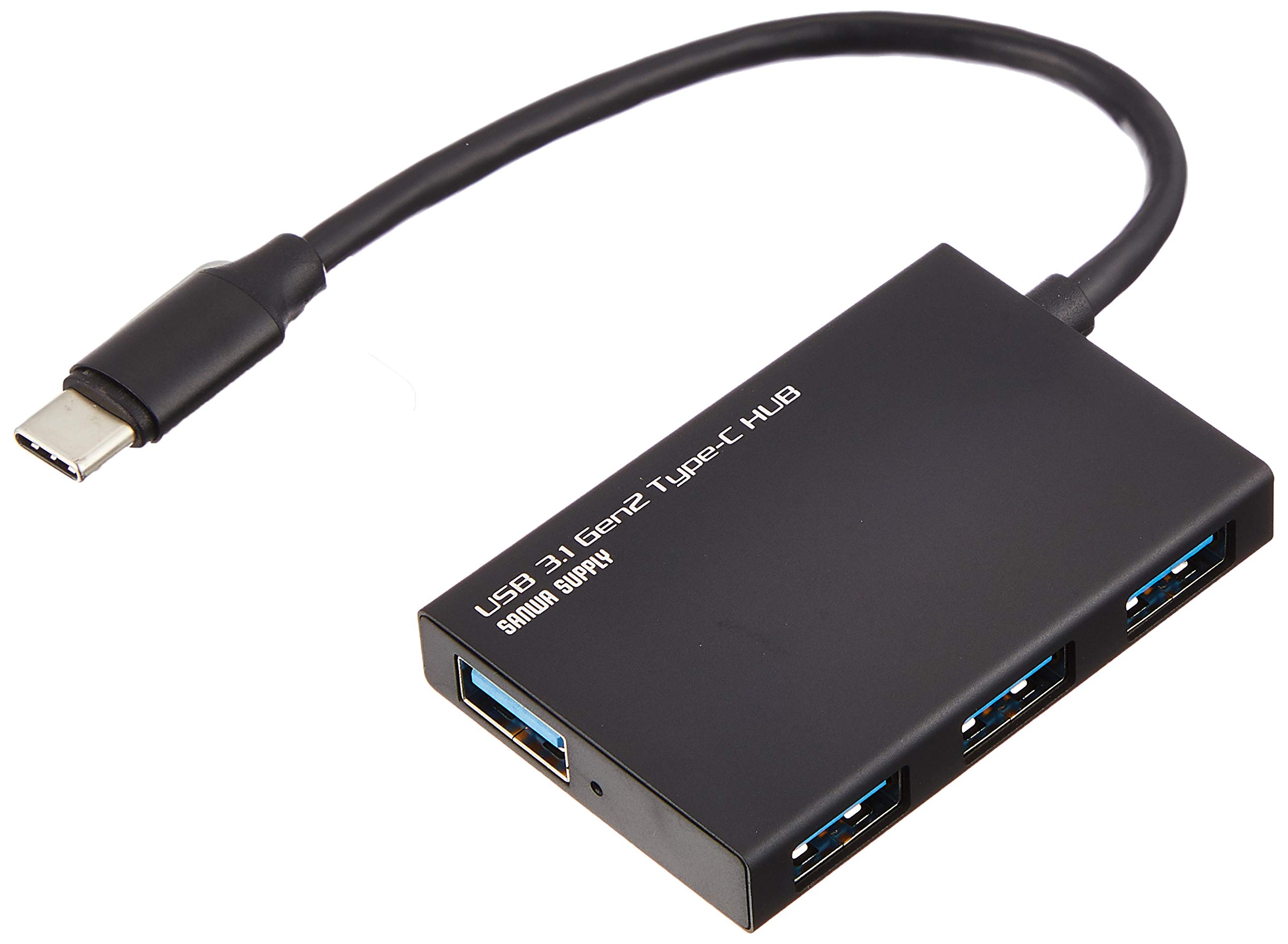 新品 送料無料 USB-3TCH18BK USBハブ　4ポート SANWA SUPPLY（サンワサプライ） Type-Cハブ 4ポート USB3.1 Gen2対応