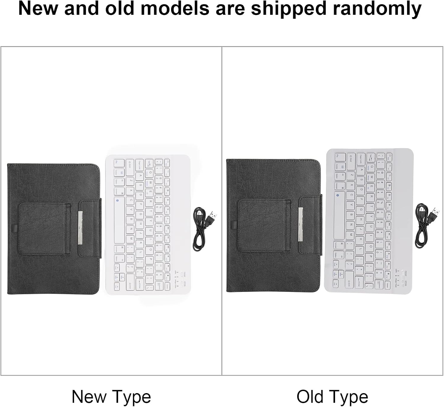 EBTOOLS Bluetooth Keyboard Case, PU Leather Protective Cover + Keyboard with Stand, Commonly Used for All 9.7 inch to 10.1 inch Tablets