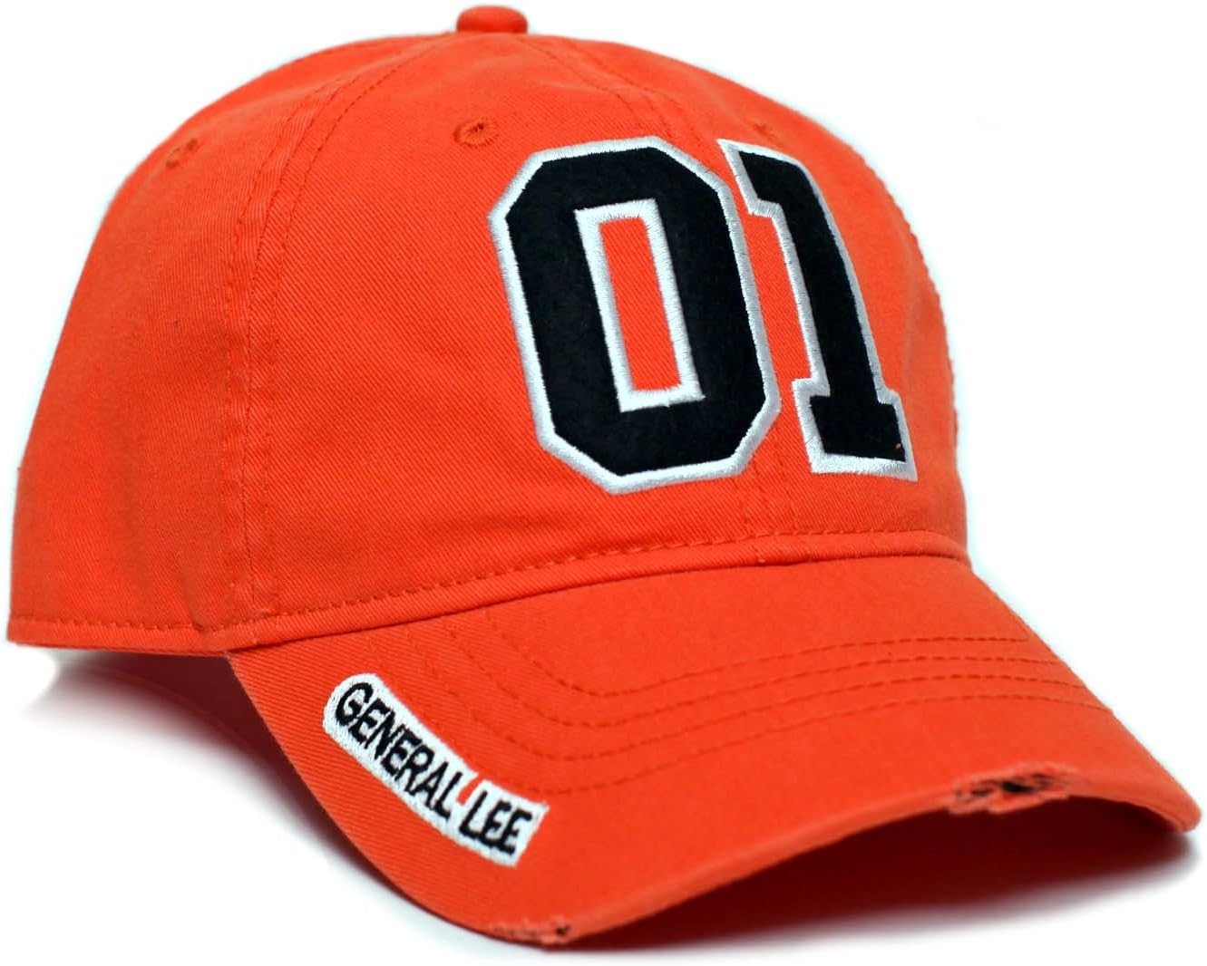 01 Good Ol' Boy Unisex-Adult Applique Embroidered Hat -One-Size Orange