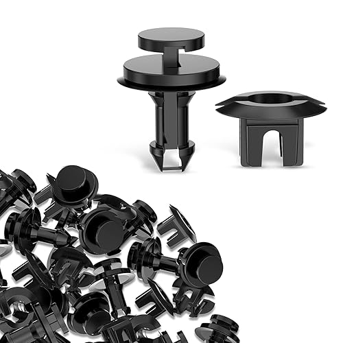 Miniatura 8 de Frokom 100 clips de retención de parachoques de automóvil de nailon de 0.315 pulgadas (0.315 in), tipo empuje, UTV, ATV, Fender Clips para Toyota