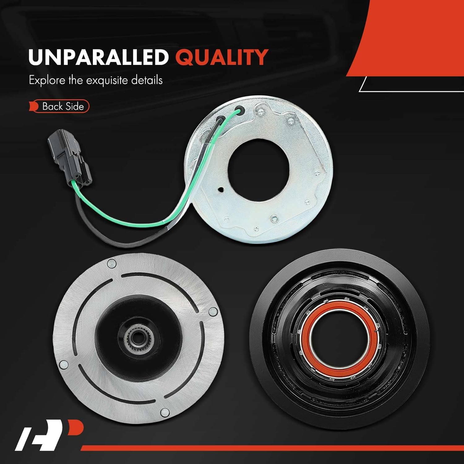 A-Premium Air Conditioner AC Compressor Clutch Kit Compatible with Ford F-150 F150 2017-2020, Expedition 2018-2021 & Lincoln Navigator 2018-2022, 3.5L