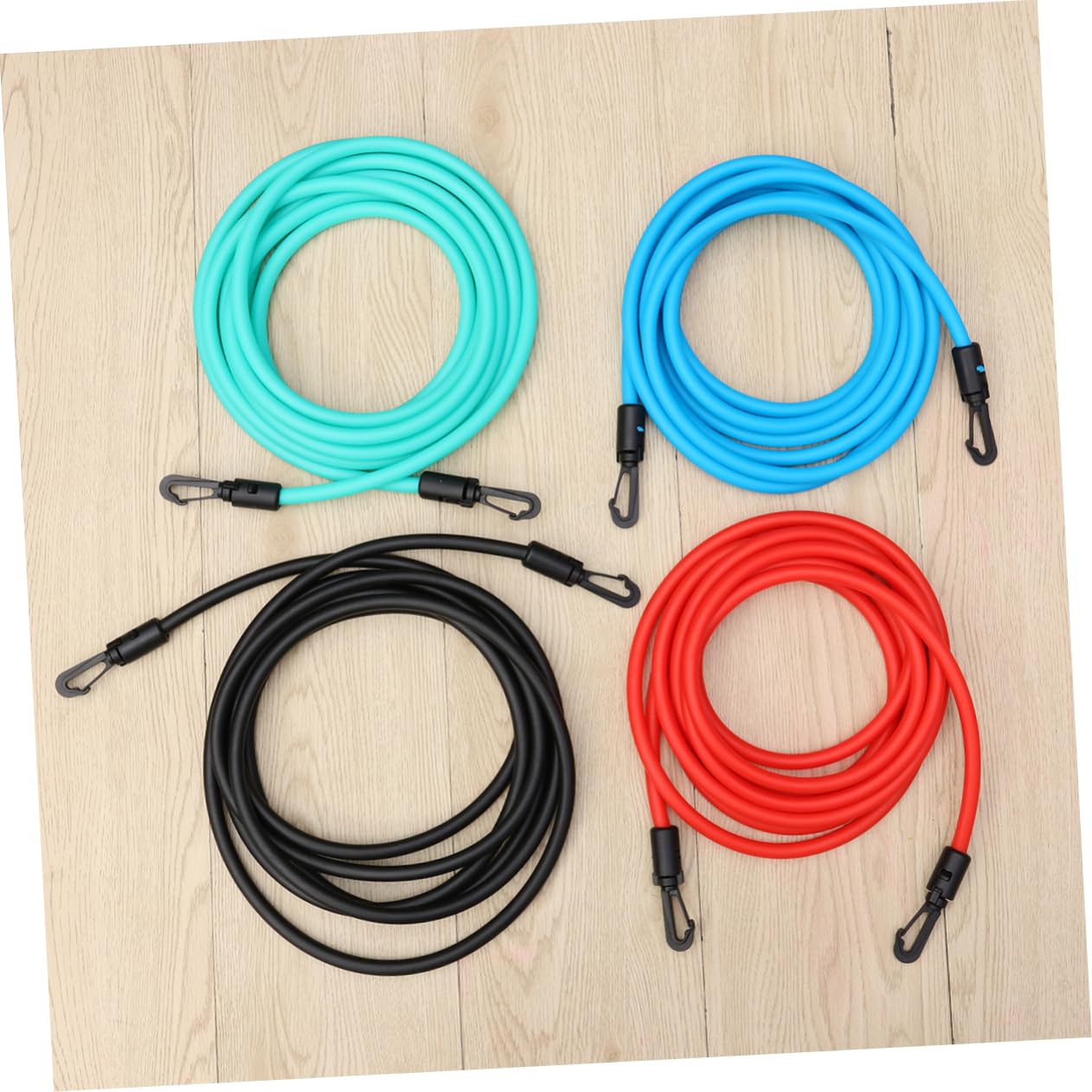 Cintura di Resistenza al Nuoto Corda Elastica Nera, Set 1 | Allenamento in Acqua e Secco, Sbr, Esercizio in Posizione, Accessorio per Fitness Acquatico