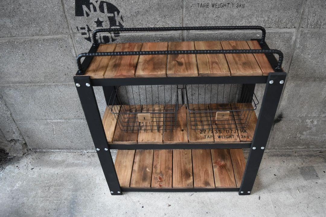 【かごつき】 男前インテリア　アイアンバーラック　植物　インダストリアル　831 Amazon.co.jp: かごつき 男前インテリア アイアンバーラック 植物