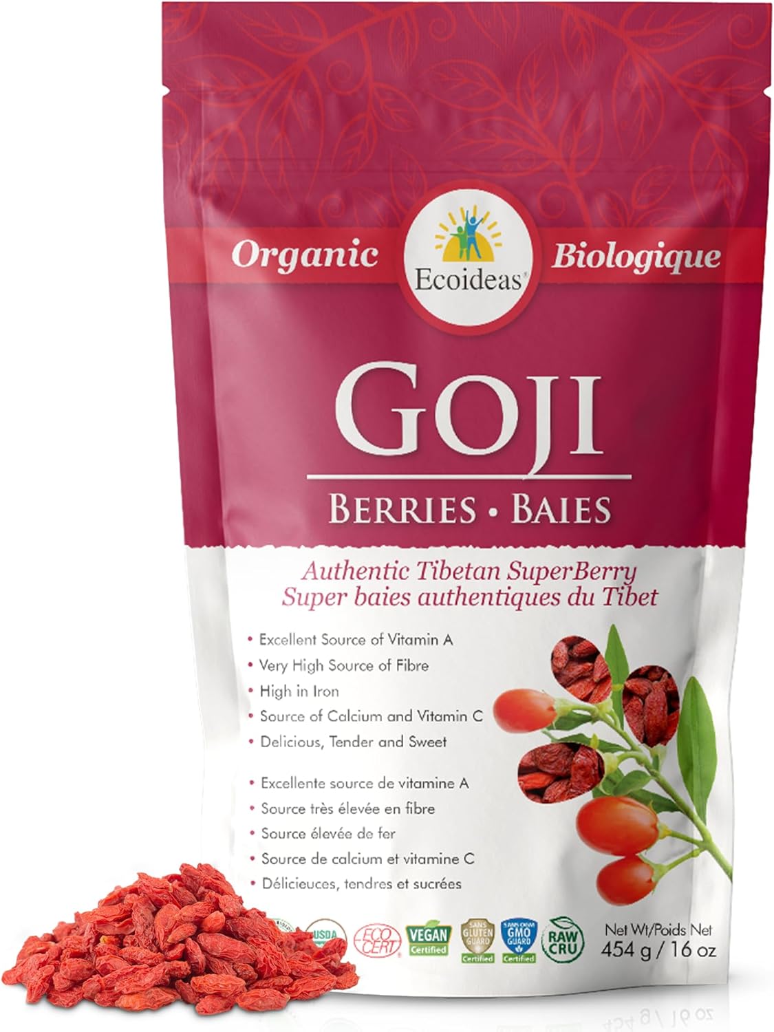 Ecoideas Tibetan Goji Berries, 227g