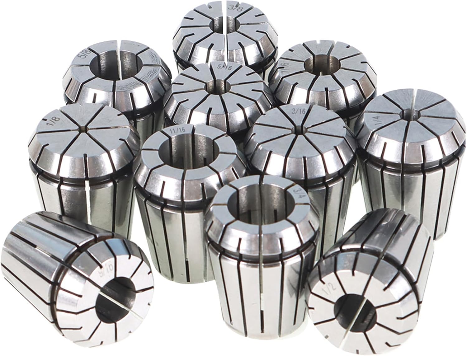 MT3 ER-32 Collet Set 11Pcs Collets Chuck MT3 Milling Cutter Shank Fit for CNC Engraving Machine and Milling Lathe Tool