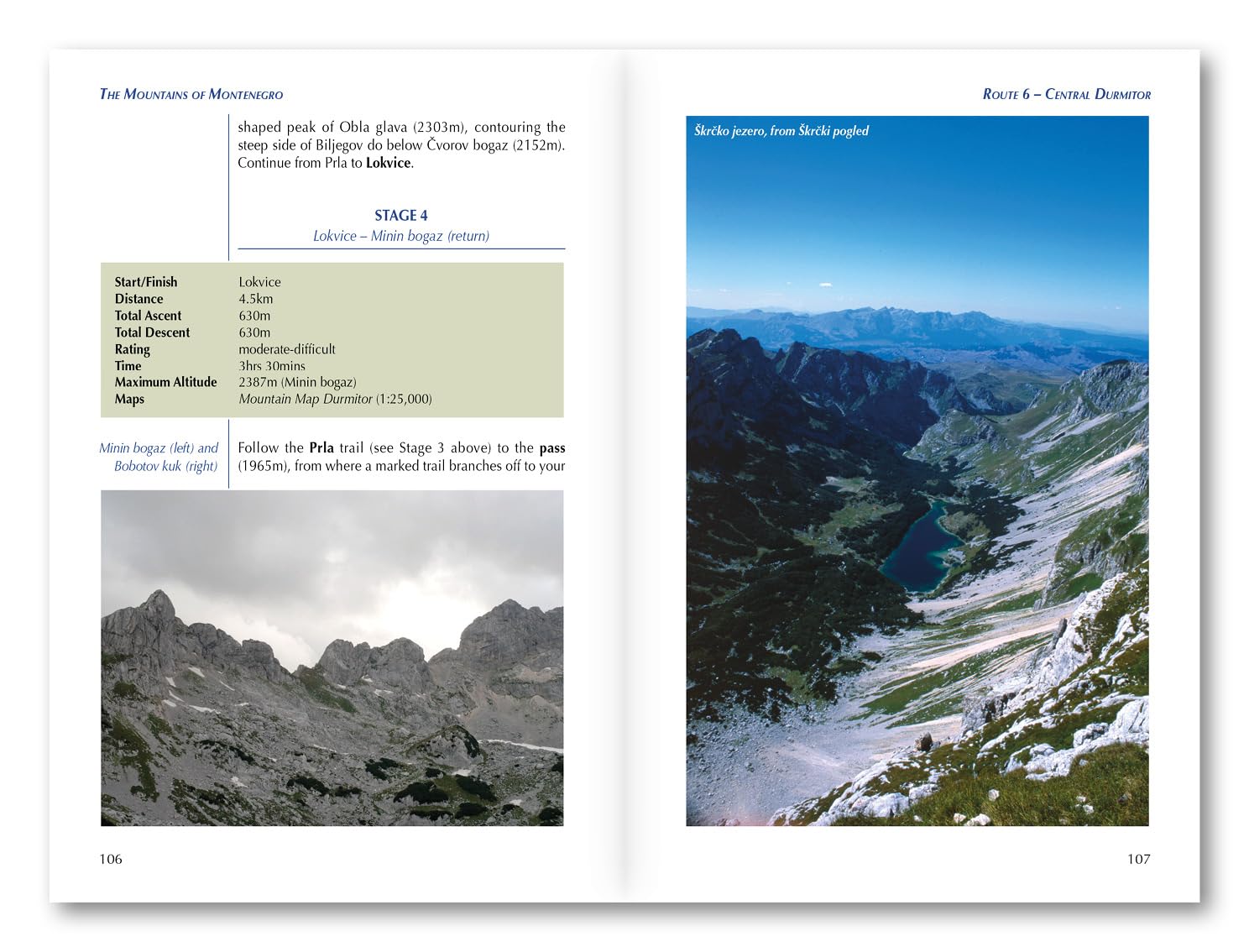 The Mountains of Montenegro: A Walker's and Trekker's Guide