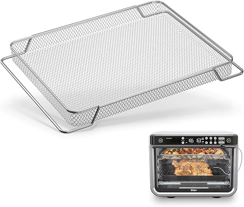 Cesta para horno freidora de aire, bandejas de repuesto originales para horno NINJA DT201 DT251 Foodi Digital Freidora de aire, cesta de malla,
