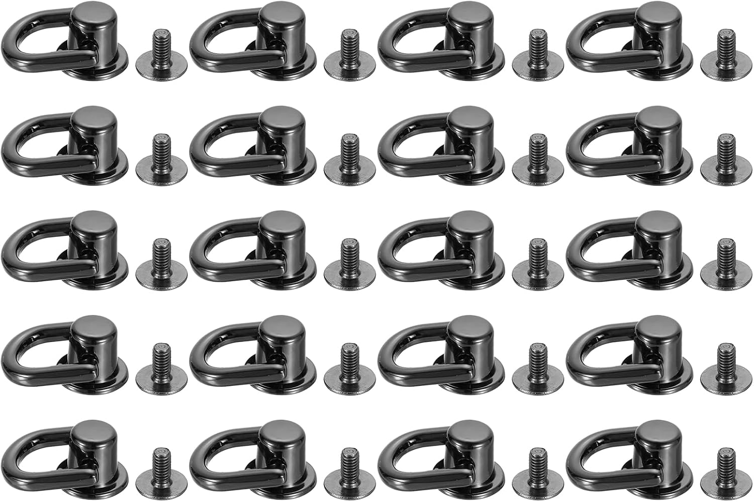 D Rings With Rivets Amazon.com: uxcell 20Pcs D Ring Stud Screw Ball Head Button, Metal D ...
