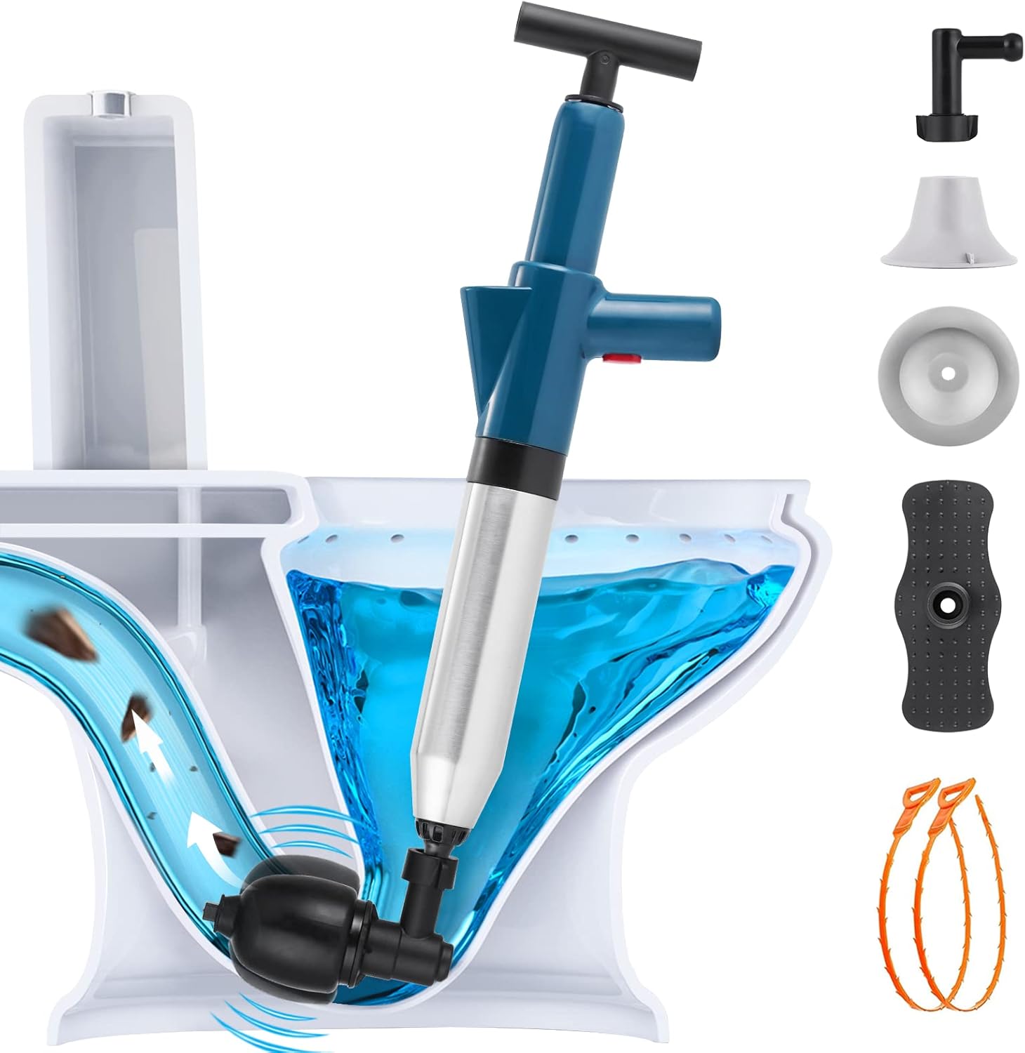 Air Plunger for Toilet Air Drain Blaster Drain Clog Remover Tool High