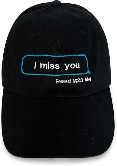 Black Unisex 100% Cotton Baseball Cap 