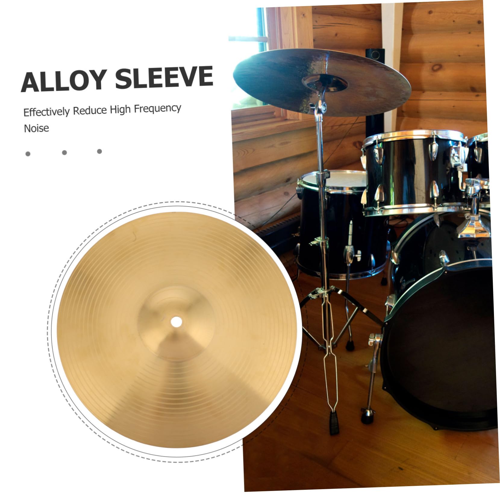Platillo De Batería Profesional Metal Kit De Percusión Batería De Jazz Robusto