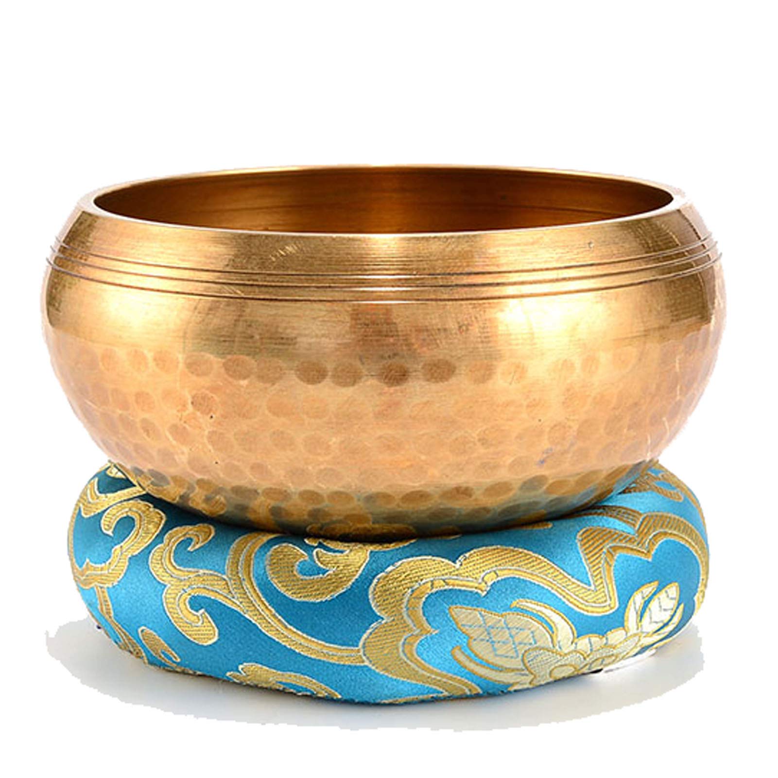 Tibetisches Klangschalen Set Aus Nepal Große Original Tibetische Klangschale Singing Bowl Aus Set Zur Yoga Meditation, Entspannung Und Achtsamkeit Das Ideale Geschenkset,A2
