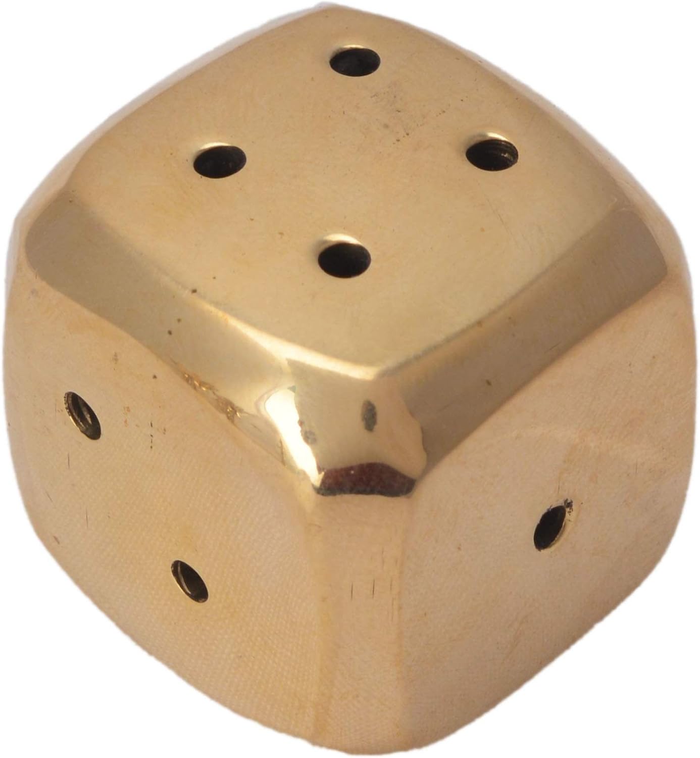 Auspicious Dice Shape Small Decorative Inscense Stick Holder Handicraft Piece