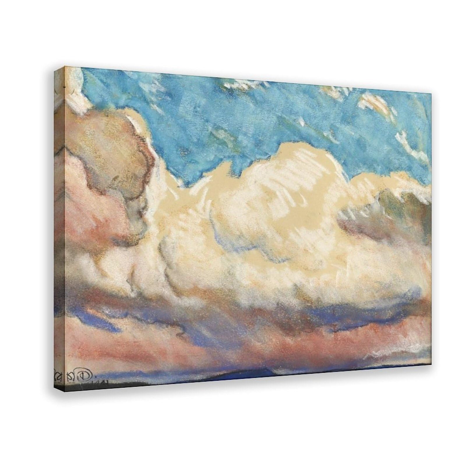 Affiche Clouds by Maynard Dixon impression sur toile déco murale 50x75 cm - 8