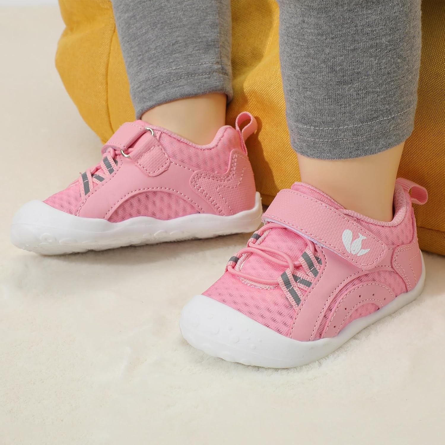 FEETCITY Wide Baby Shoes Boys Girls Baby Barefoot Shoes Breathable Infant Walking Shoe Crib Sock Shoe Toddler Sneakers Flexible - Image 3