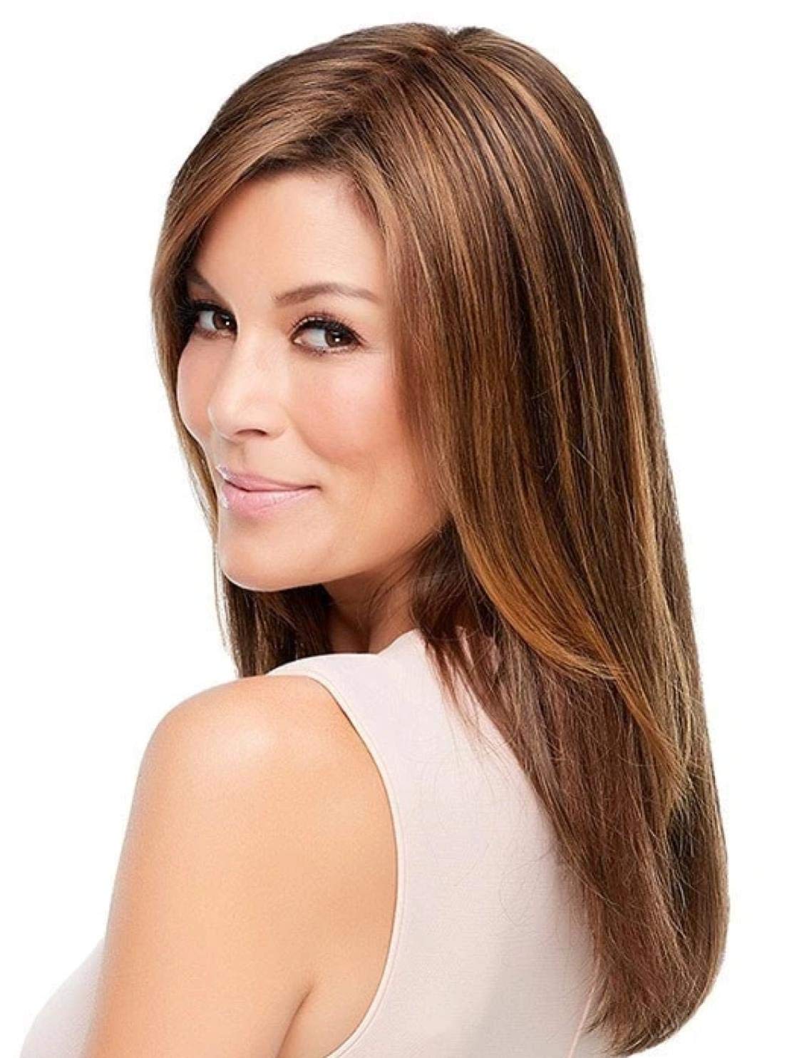 Bundle - 4 Items: Top Style 18" Hairpiece by Jon Renau, Christy's Wigs Q & A Booklet, 2oz Travel Size Wig Shampoo & Wide Tooth Comb - Color: 12/30BT