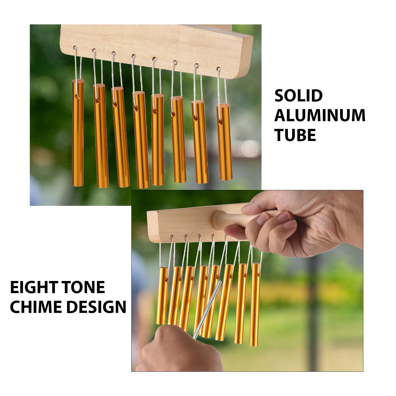 CHIMES Instrumento, Percussion CHIMES - Campana de una sola, Getter atención en clase, decoración musical, accesorios de meditación para la práctica y el rendimiento