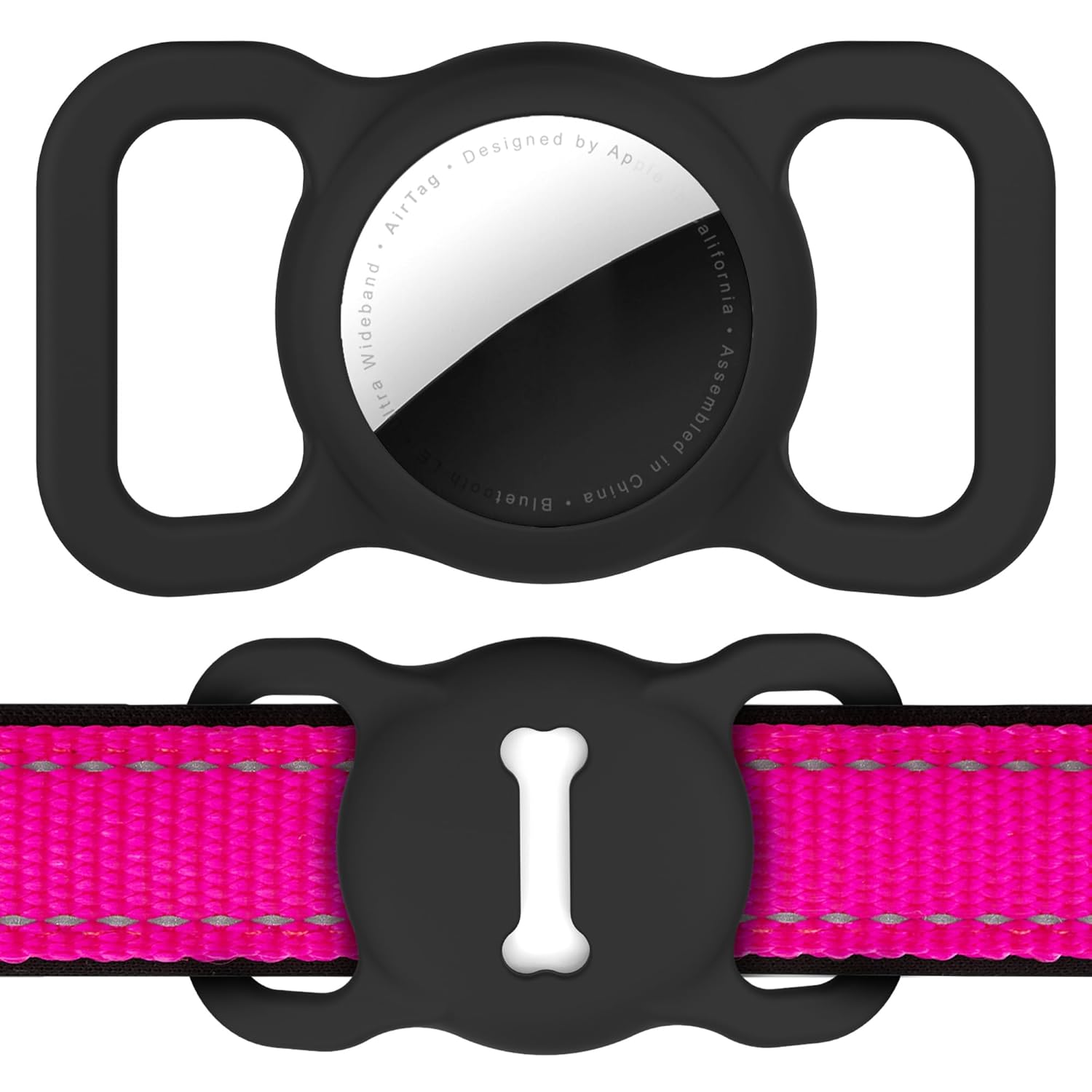 for Airtag Dog Collar Holder Air Tag Protective Cat Airtag Dog Collar Silicone AirTags GPS Tracking Accessories Air