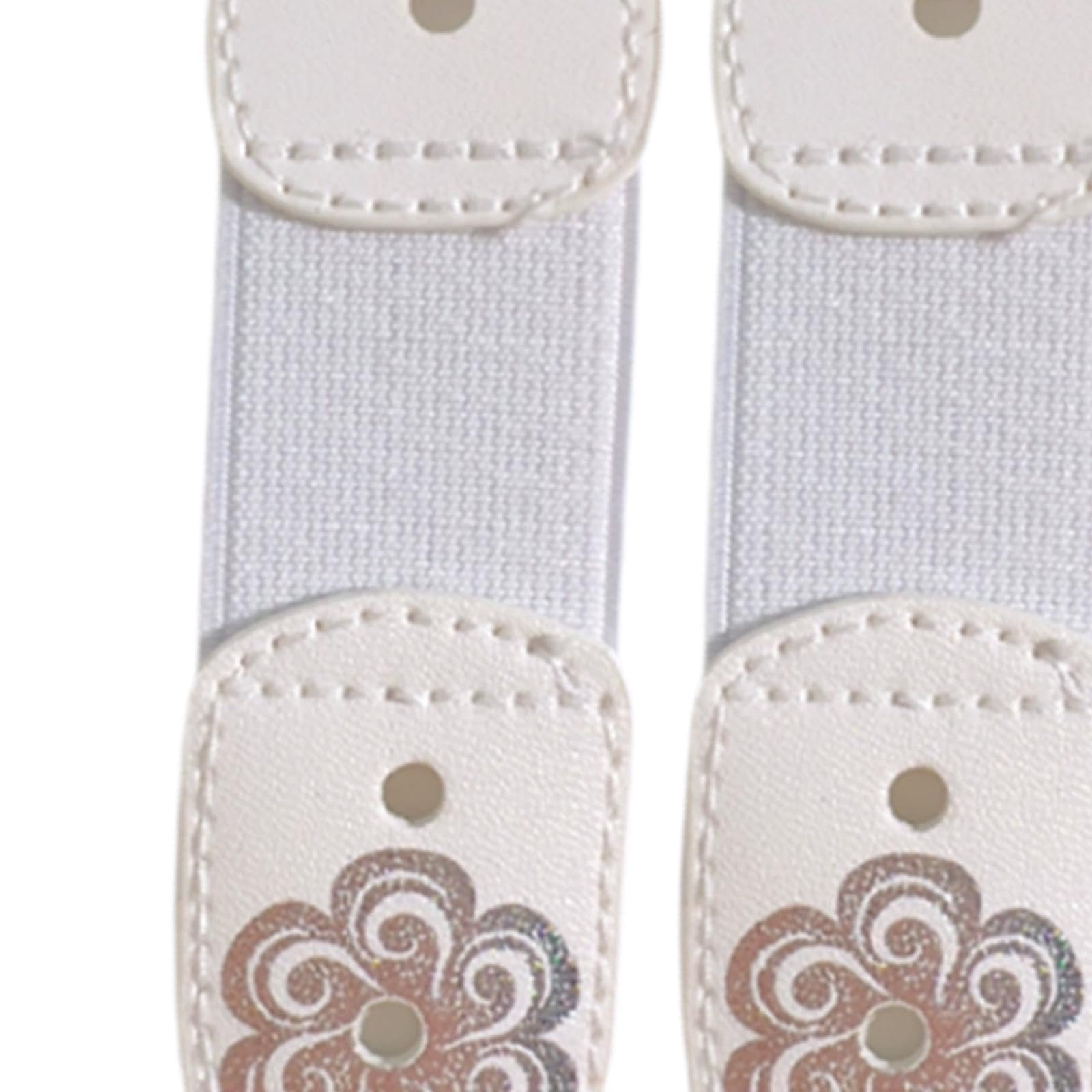 Lot de 2 Sangles élastiques de Protection pour Chaussures de Patinage sur Glace, 10 X 3 Cm, pour Femmes