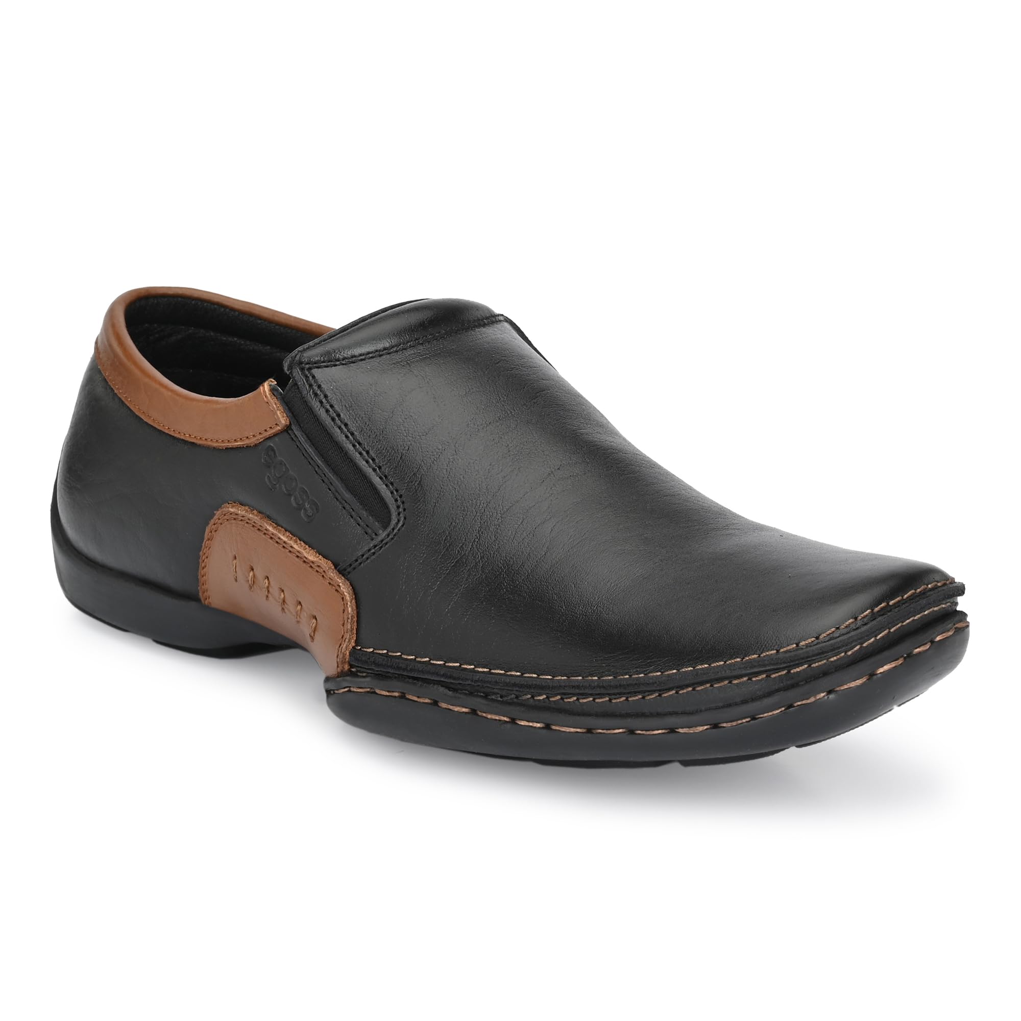 egoss Comforts Premium Genuine Leather Mocassin Casual Shoes for Men (Black-8)-G-358 (B0CDV4YY8L) Amazon Price History, Amazon Price Tracker