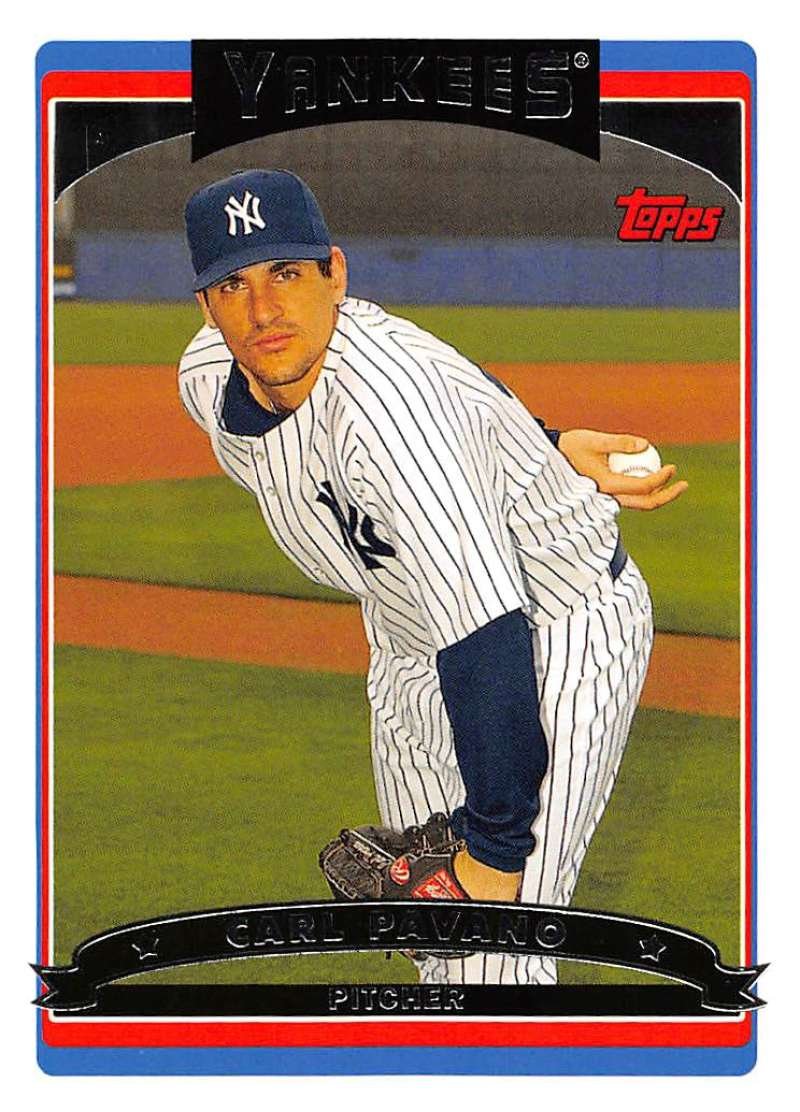 Amazon.com: 2006 Topps #427 Carl Pavano NM-MT Yankees