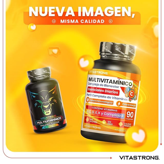 Foto 2 de 8 de Vitastrong Multivitaminas Mujer y Hombre, Multivitaminico Completo