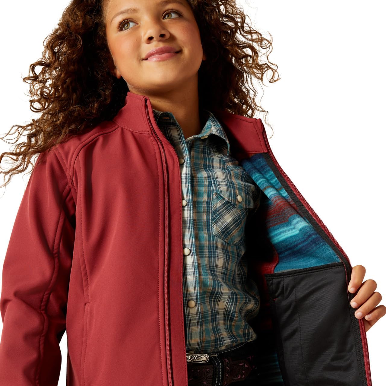 Ariat Girl's Ariat Logo Softshell Jacket