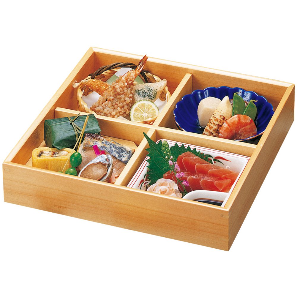 Amazon.co.jp: 萬洋 日本製 松花堂弁当 57-024A : ホーム＆キッチン
