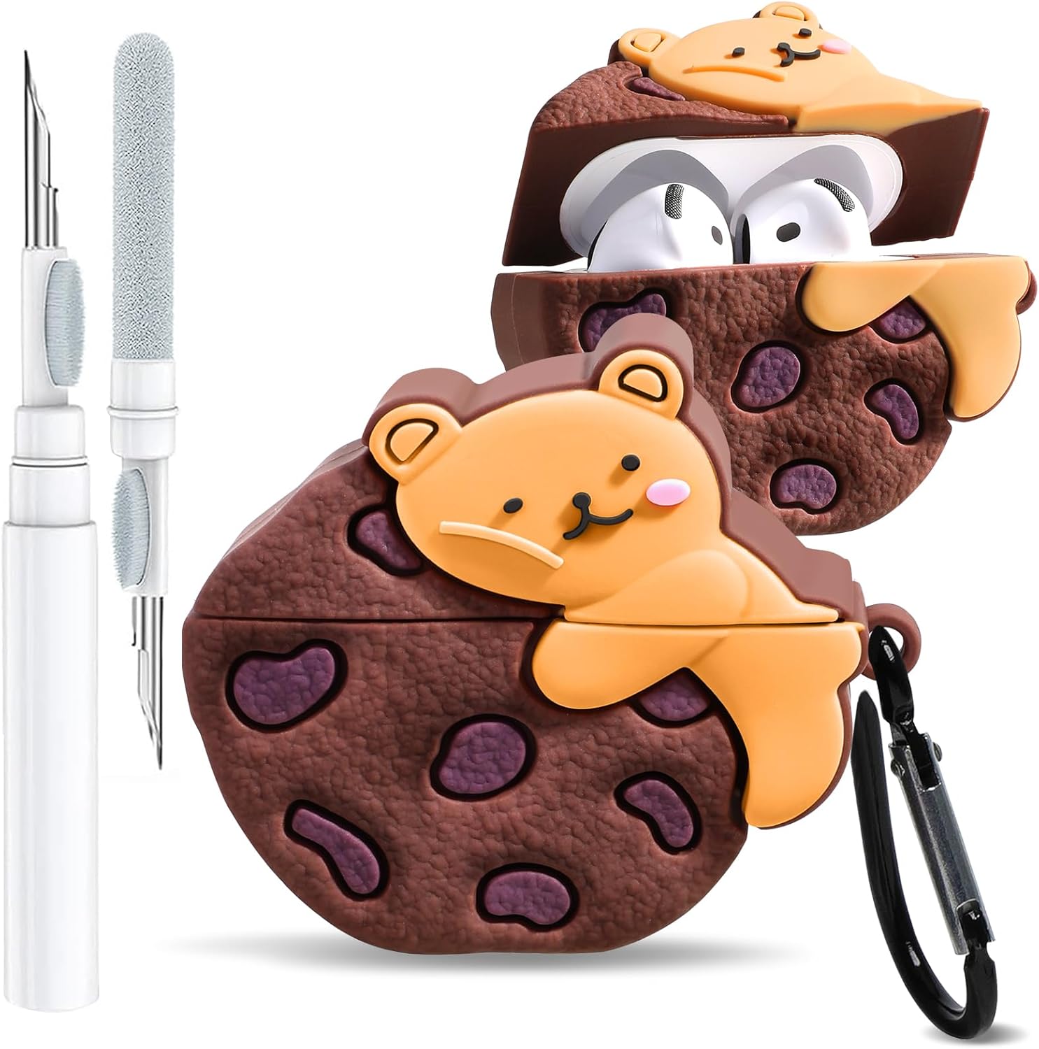 Cookie Bear 3D Soft Silicone Case