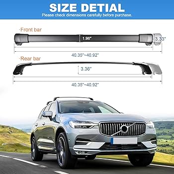 ローグ　404060 お急ぎ Amazon.com: FengYu Lockable Roof Rack Cross Bars 260lbs