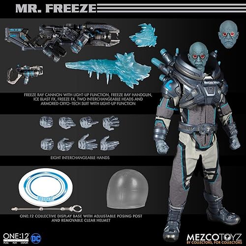 Miniatura 9 de DC Comics One:12 Figura de acción colectiva | Deluxe Mr Freeze