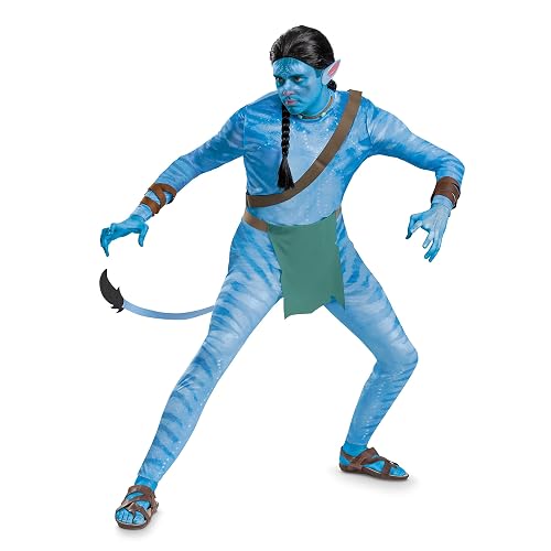 Disfraz de Avatar Jake, disfraz oficial de Avatar Way of the Water de Disney para adulto, Jake, (38-40)