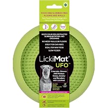 LickiMat UFO | Natural Rubber, Large Size, Dishwasher Safe, Suction Cup Base, No-Mess Catcher Design