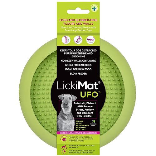 LICKIMAT - Cuenco para Perro UFO Verde - (645.5490)