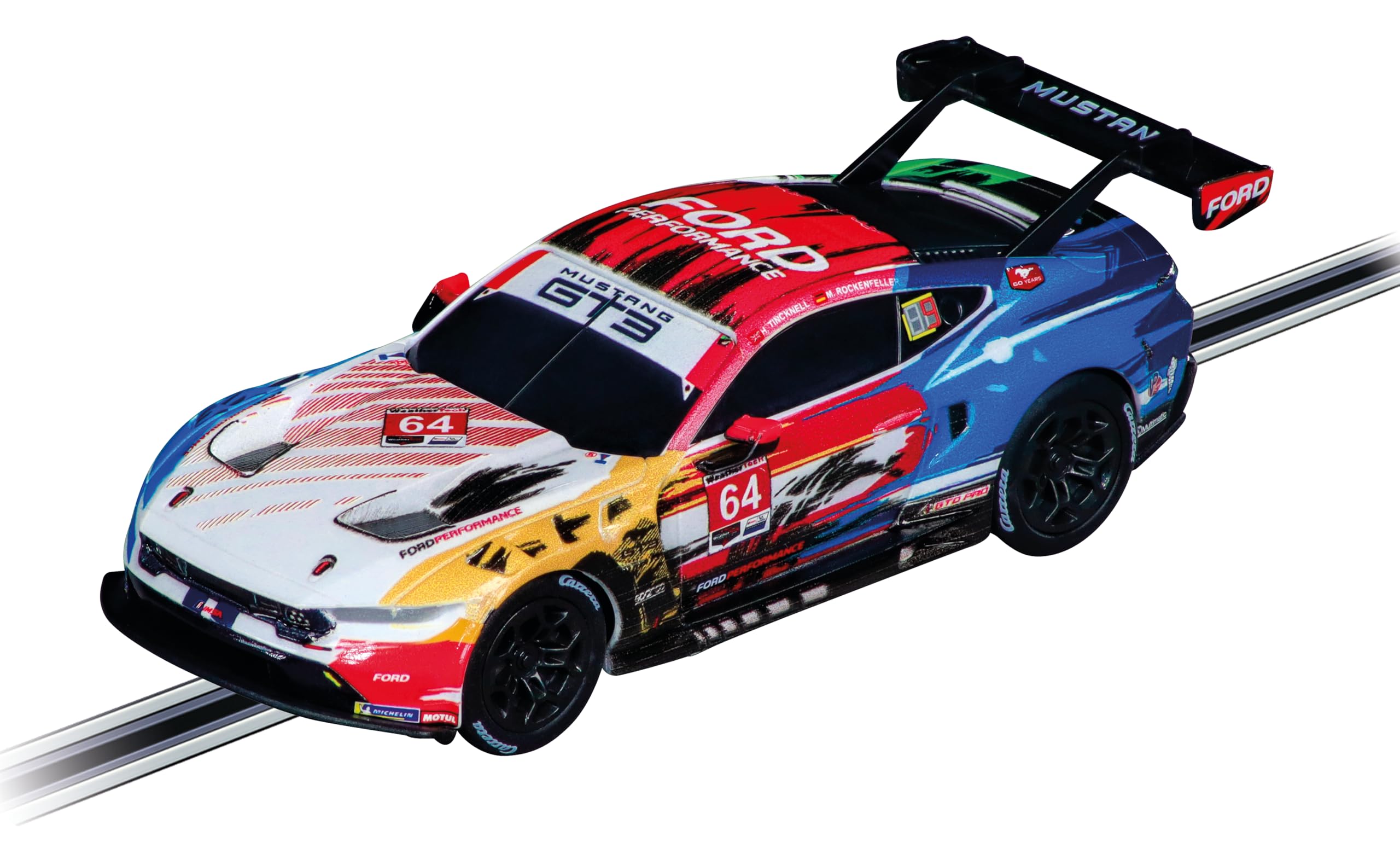 Carrera GO!!! 20064292 Ford Mustang GT3 Champion Spirit Livery (2024) I 1:43 Scale Slot Car I With Original License I Suitable For Ages 6 Years+ - Image 2