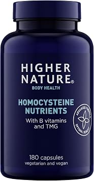 Higher Nature Homocysteine Nutrients - H Factors - 180 Capsules