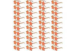 8/12 Pairs Set Orange Star Sunglasses