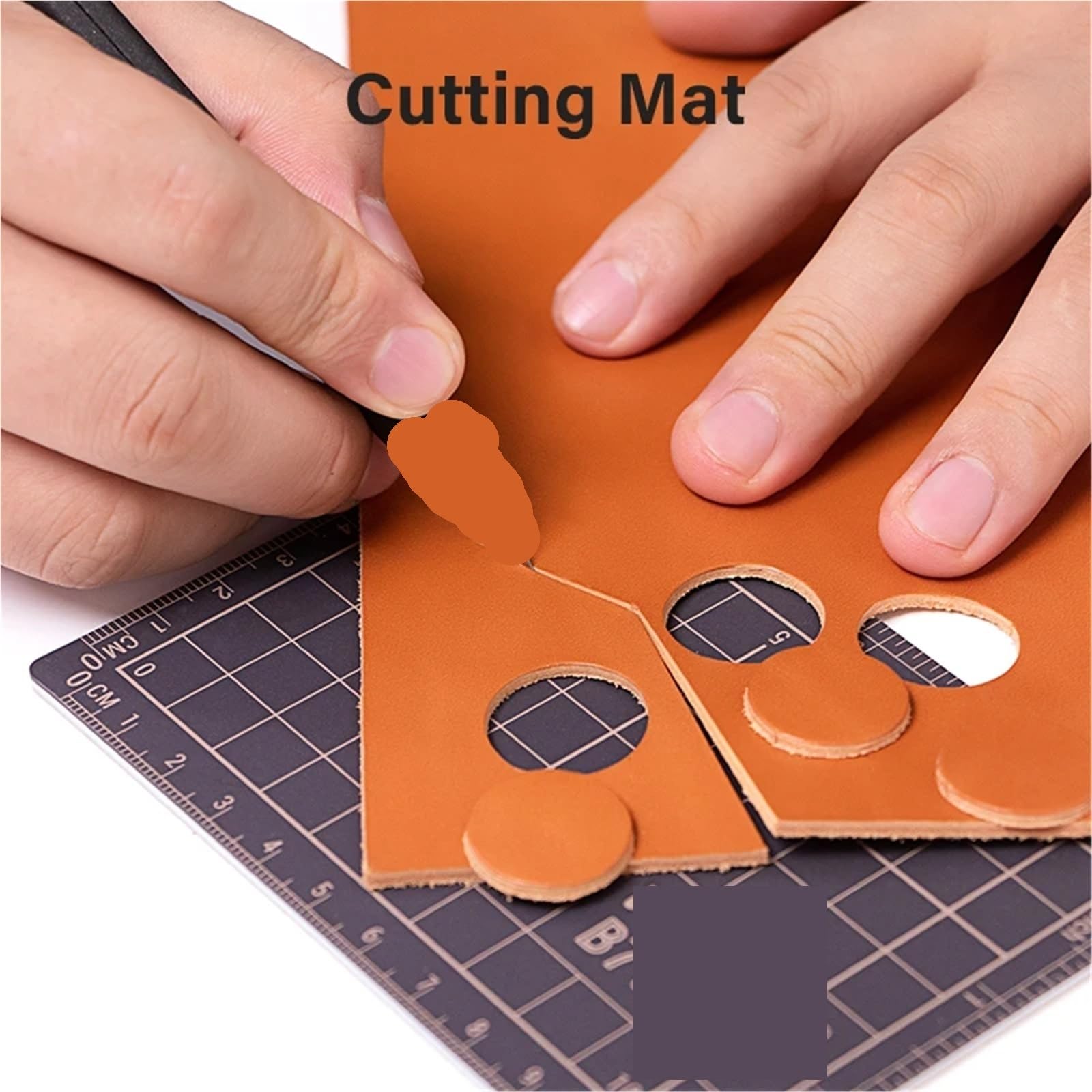 Tapete De Corte Mini tapete de corte B7, material saludable e inodoro, almohadilla grabado, tabla tallado, manualidades, papelería multiusos, arte escolar para coser(B7-5pcs)