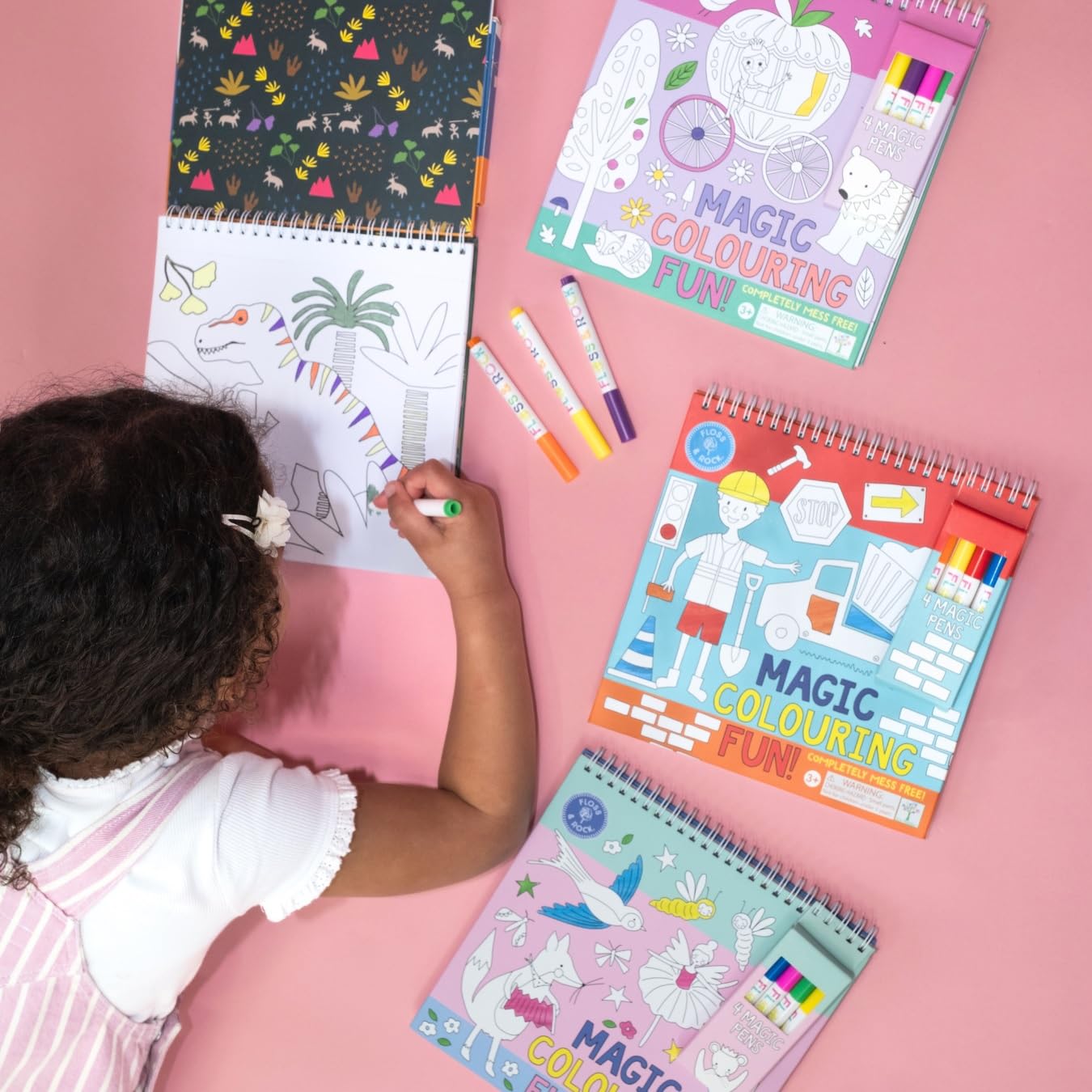 Floss and Rock Fairy Tale Magic Coloring Fun, 20,8 cm de longitud, artes y manualidades